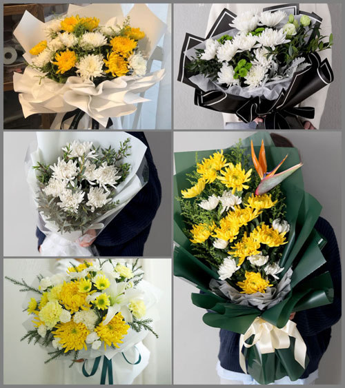 广东江门市鹤山市宅梧镇上沙村白事花束代送